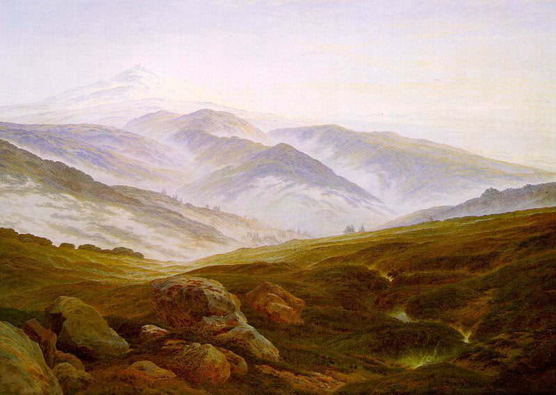 Caspar David Friedrich Memories of the Giant Mountains - Hand Painted Oil Painting
