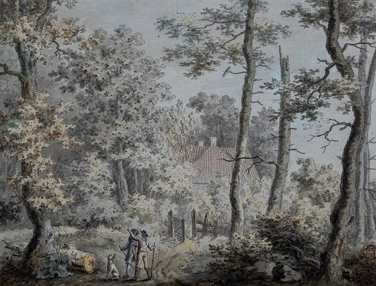 Caspar David Friedrich Country House in a Broadleaf Forest - Hand Painted Oil Painting