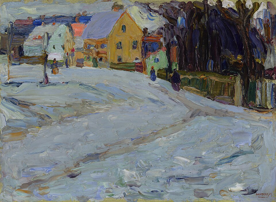 Wassily Kandinsky Schwabing – Nikolaiplatz - Hand Painted Oil Painting