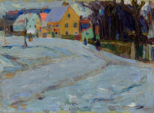 Wassily Kandinsky Schwabing – Nikolaiplatz - Hand Painted Oil Painting