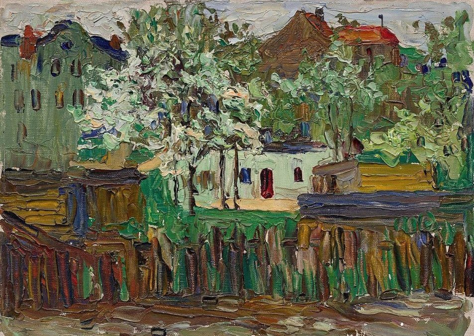 Wassily Kandinsky Munich - Hand Painted Oil Painting