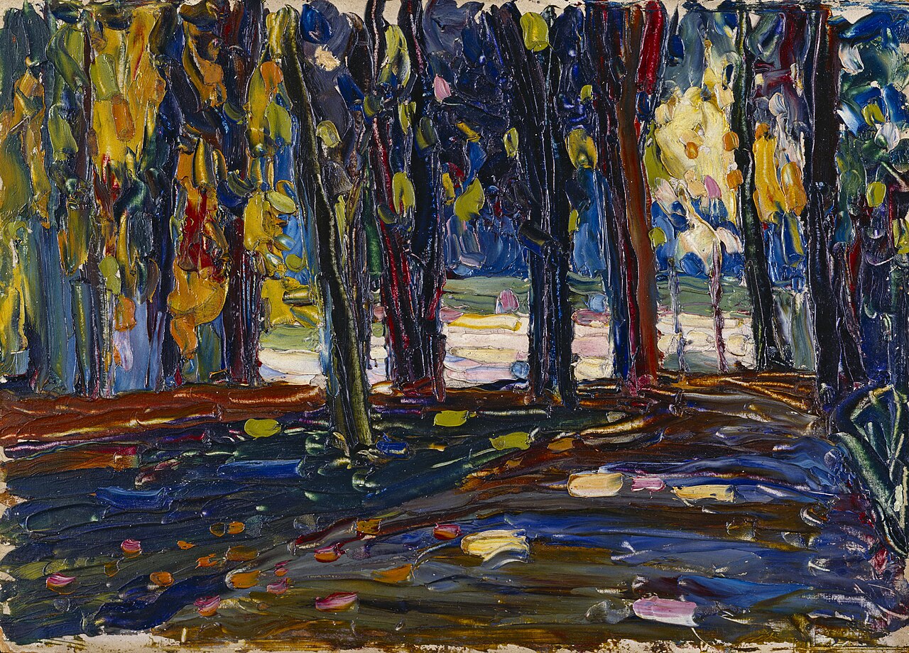 Wassily Kandinsky In the park of St. Cloud – Fall II - Hand Painted Oil Painting