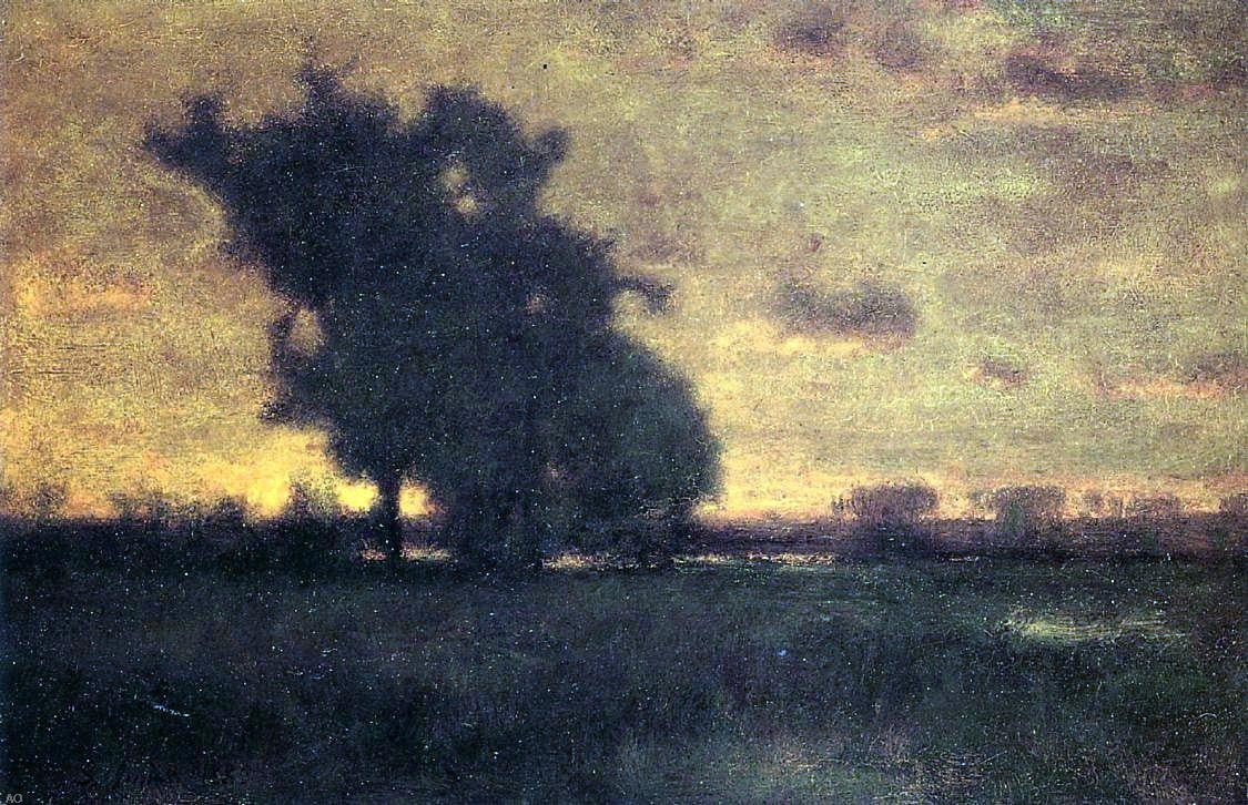  George Inness Sunset at Milton - Hand Painted Oil Painting
