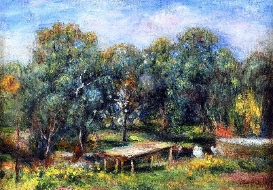  Pierre Auguste Renoir Landscape at Collettes - Hand Painted Oil Painting