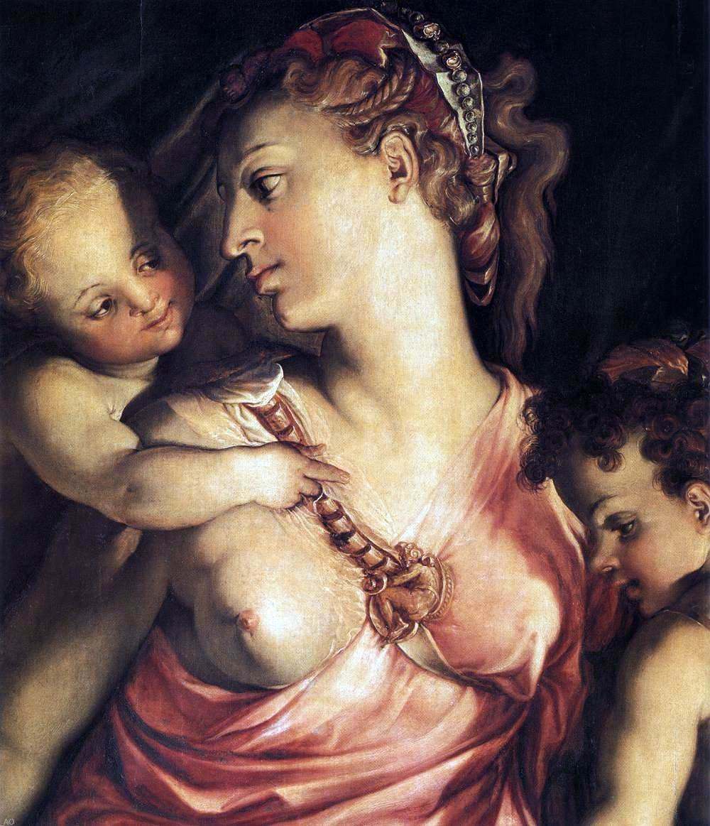  Cecchino Del Salviati Charity (detail) - Hand Painted Oil Painting