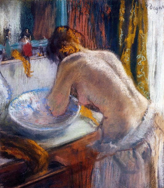  Edgar Degas La Toilette - Hand Painted Oil Painting