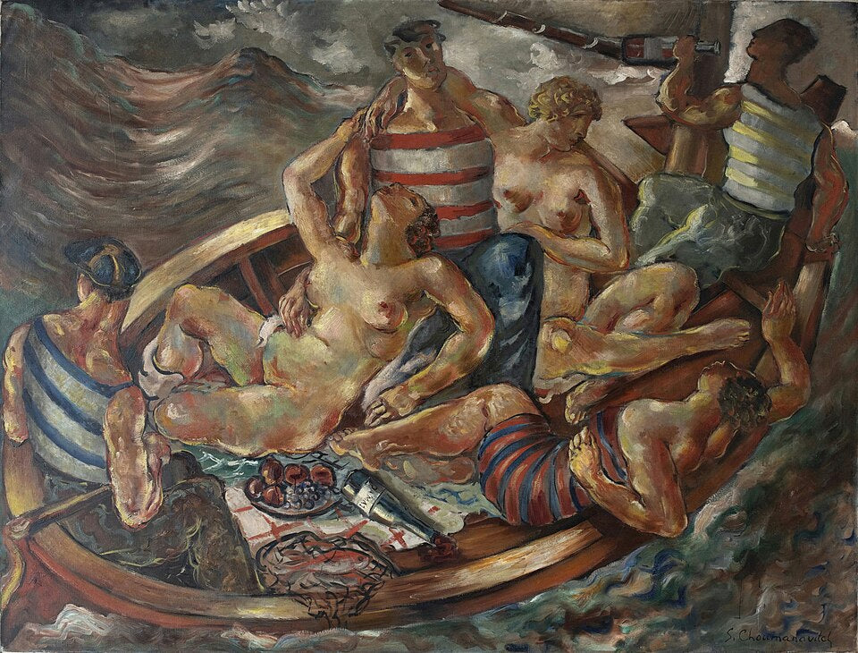 Sava Sumanovic Pijana Lada - Hand Painted Oil Painting