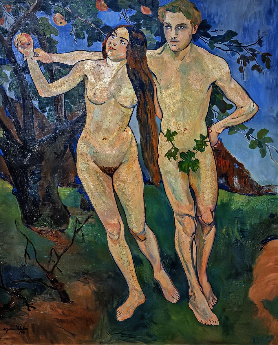 Suzanne Valadon Adam and Eve - Hand Painted Oil Painting