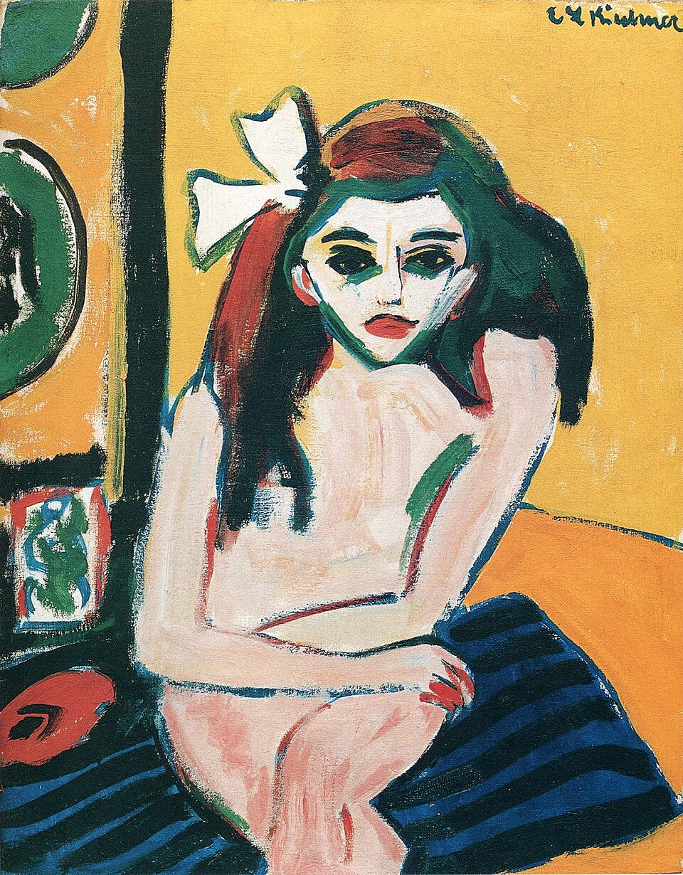 Ernst Ludwig Kirchner Marzella - Hand Painted Oil Painting