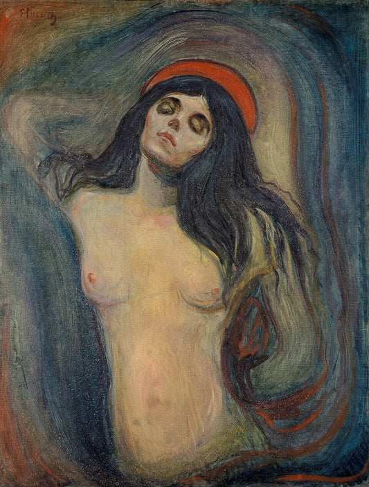 Edvard Munch Loving Woman - Hand Painted Oil Painting