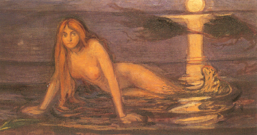 Edvard Munch Mermaid, Detail - Hand Painted Oil Painting