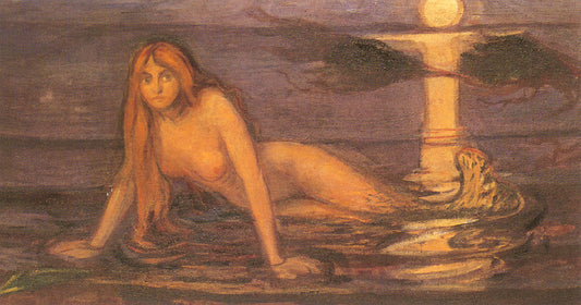 Edvard Munch Mermaid, Detail - Hand Painted Oil Painting