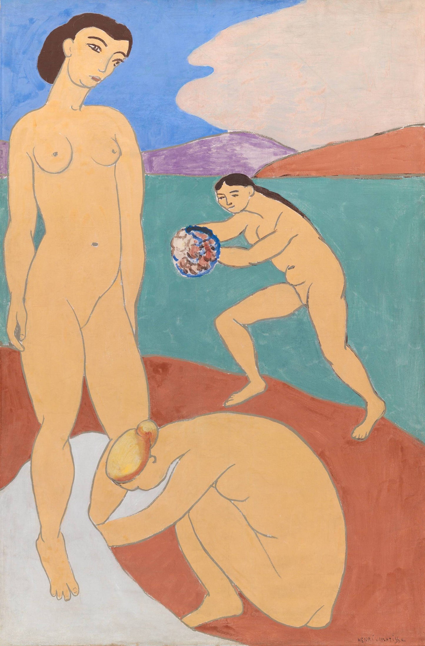 Henri Matisse La Luxe II - Hand Painted Oil Painting