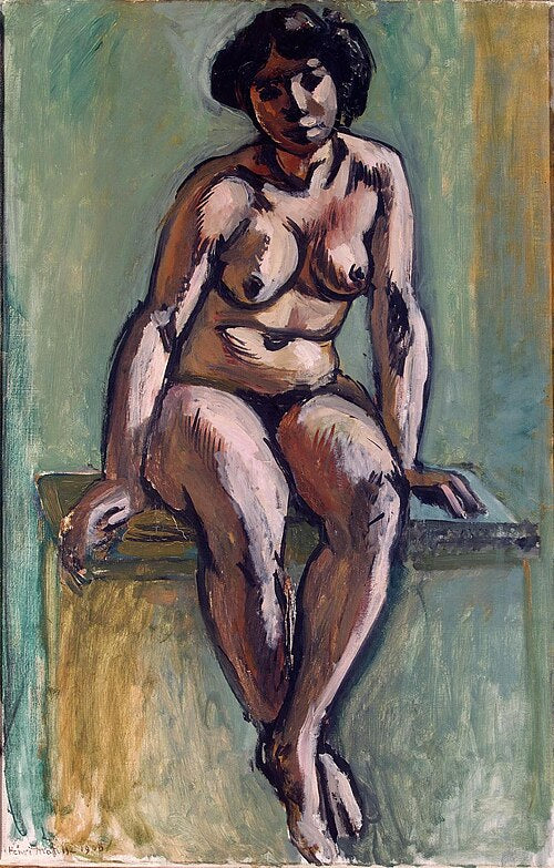 Henri Matisse Seated Woman - Hand Painted Oil Painting