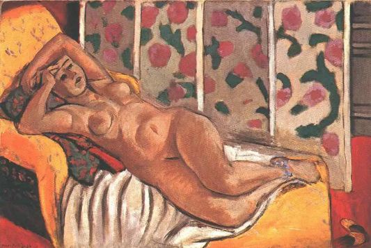 Henri Matisse Yellow Odalisque - Hand Painted Oil Painting