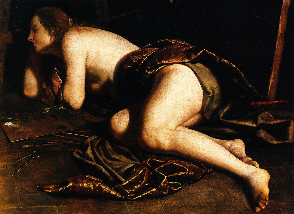 Artemisia Gentileschi Allegory of Painting - Hand Painted Oil Painting