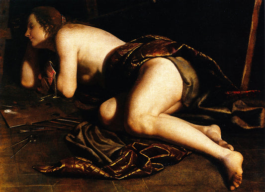 Artemisia Gentileschi Allegory of Painting - Hand Painted Oil Painting