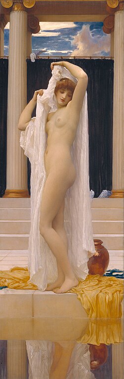 Frederic Leighton The Bath of Psyche - Hand Painted Oil Painting