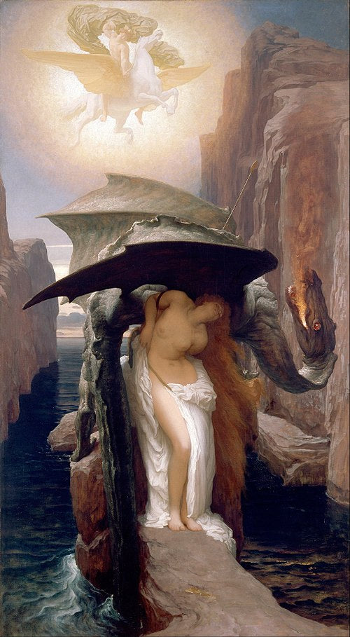 Frederic Leighton Perseus and Andromeda - Hand Painted Oil Painting