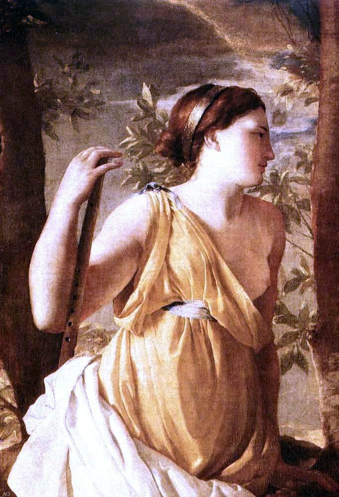  Nicolas Poussin The Inspiration of the Poet (detail) - Hand Painted Oil Painting