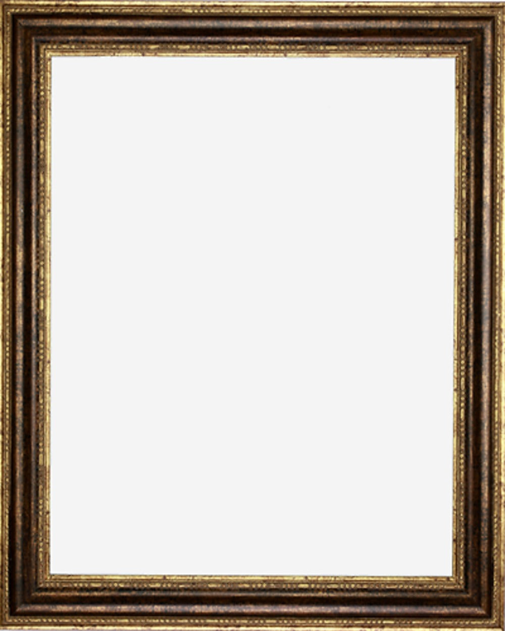 Bronze Finish with Rounded Panel Picture Frame, 2 1/2" wide