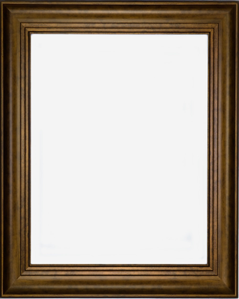 Dark Gold Finish with Triple Step Lip Picture Frame, 2 3/4" wide