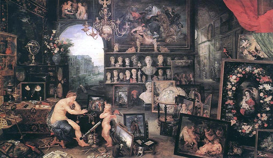  The Elder Jan Brueghel The Sense of Sight - Hand Painted Oil Painting