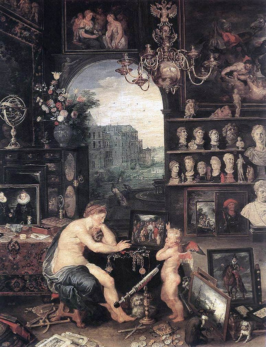  The Elder Jan Brueghel The Sense of Sight (detail: 1) - Hand Painted Oil Painting