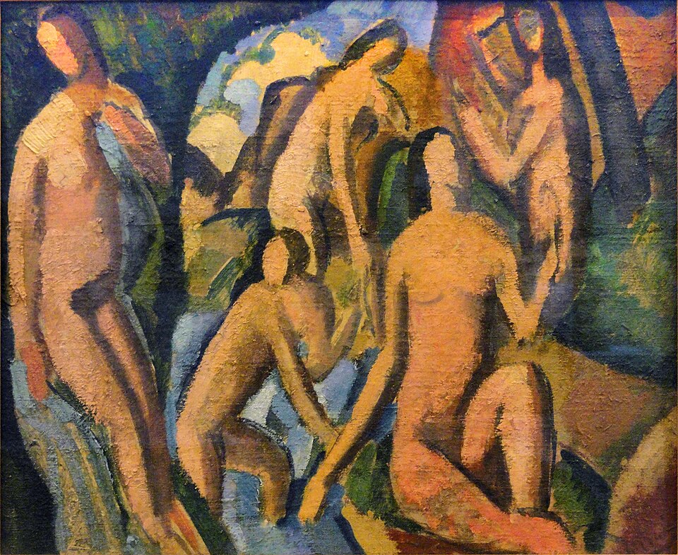 Andre Derain Baigneuses Esquisse - Hand Painted Oil Painting