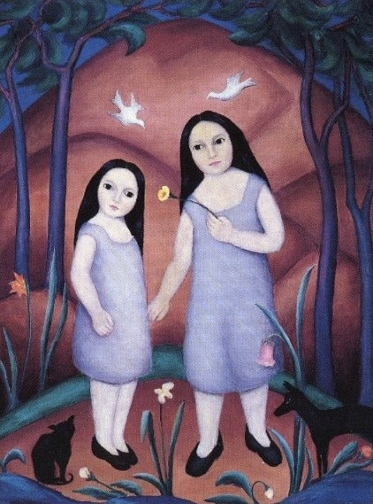 Mary Tannahill The Sisters - Hand Painted Oil Painting