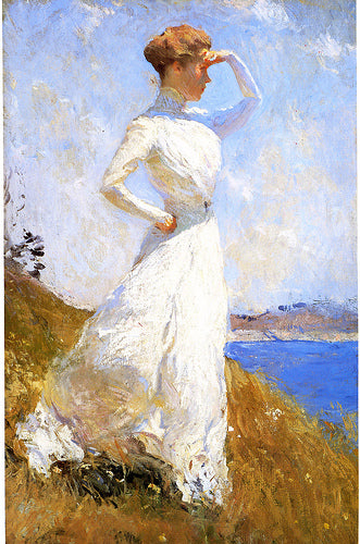 Frank Weston Benson Summer - Detail - Hand Painted Oil Painting