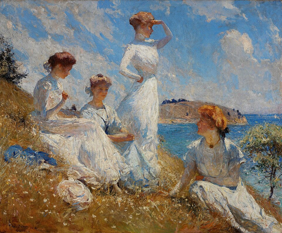 Frank Weston Benson Summer - Hand Painted Oil Painting