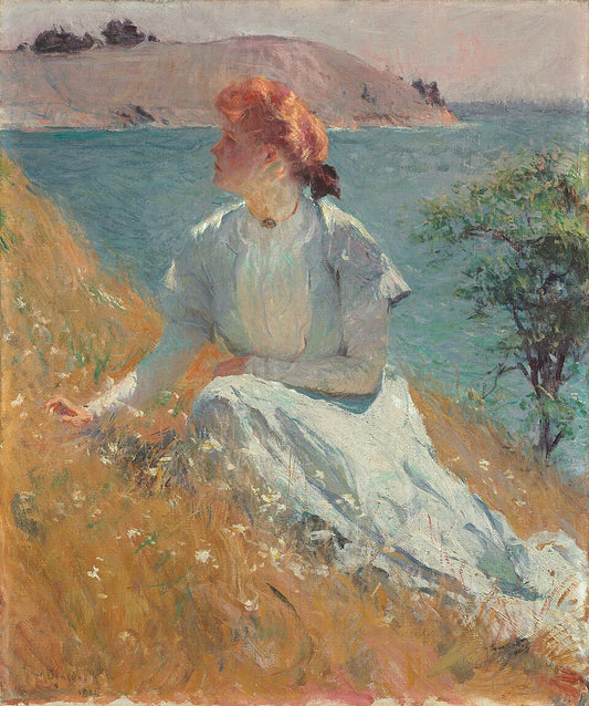 Frank Weston Benson Margaret Gretchen Strong - Hand Painted Oil Painting