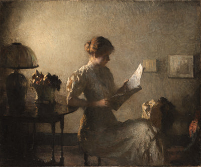 Frank Weston Benson The Grey Room - Hand Painted Oil Painting