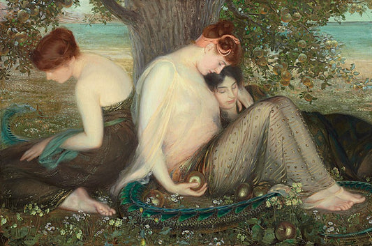 Albert Herter Garden of the Hesperides - Hand Painted Oil Painting