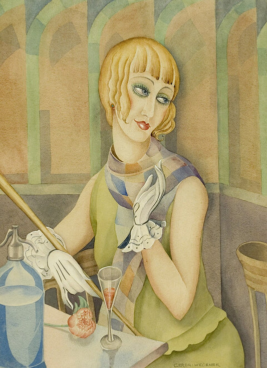 Gerda Wegner Lili Elbe - Hand Painted Oil Painting