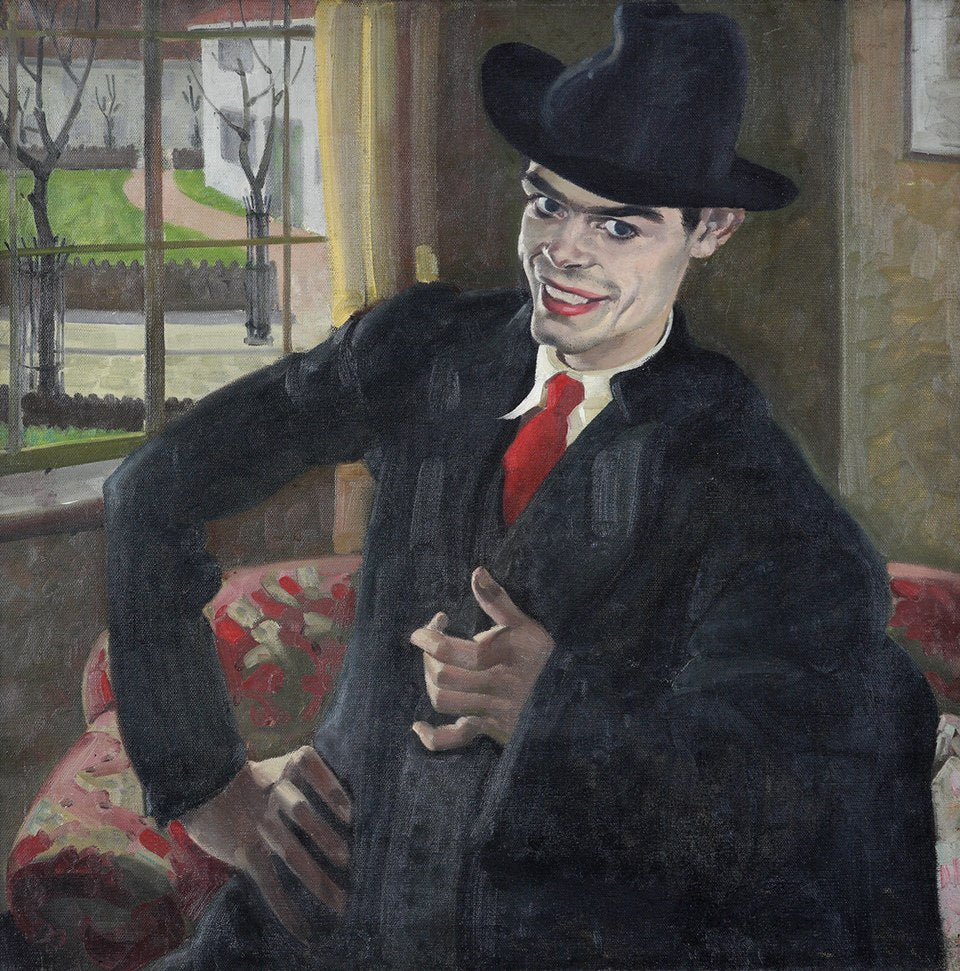Percy Shakespeare Self Portrait, Mephistopheles - Hand Painted Oil Painting