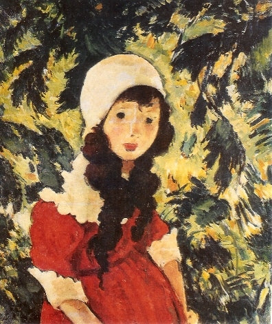 Nicolae Tonitza The Forester's Daughter - Hand Painted Oil Painting
