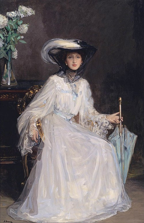 John Lavery Lady Evelyn Farquhar - Hand Painted Oil Painting