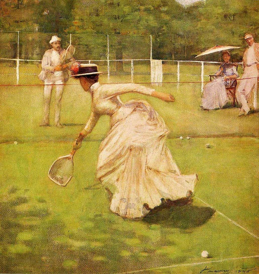 John Lavery Sir John Lavery, A Rally - Hand Painted Oil Painting