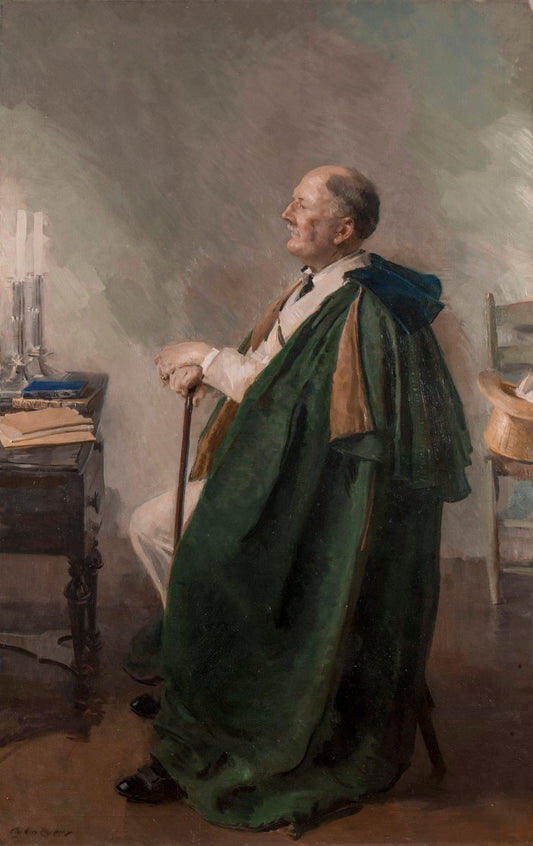 Cecilia Beaux The Green Cloak, a Portrait of George Dudley Seymour - Hand Painted Oil Painting