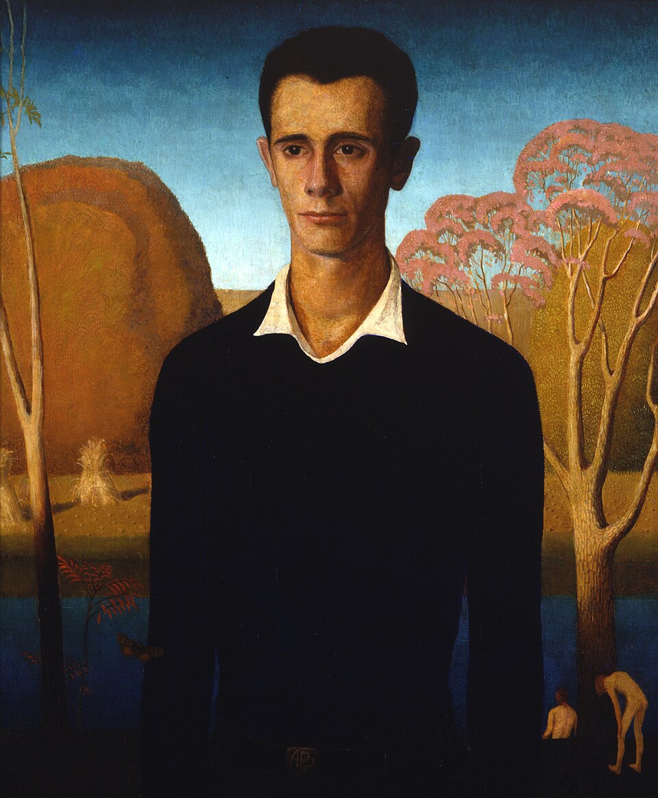 Grant Wood Arnold Comes of Age - Hand Painted Oil Painting