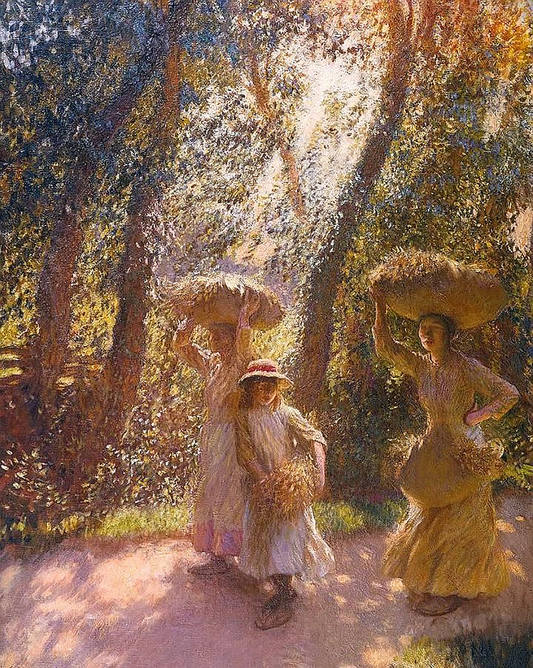 George Clausen The Gleaners Returning - Hand Painted Oil Painting