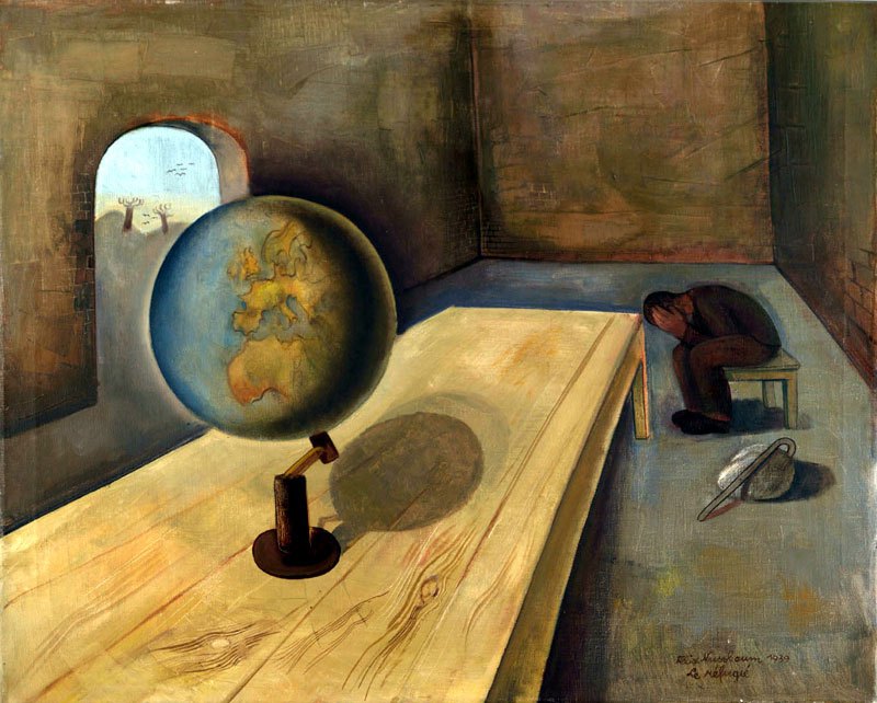 Felix Nussbaum The Refugee - Hand Painted Oil Painting