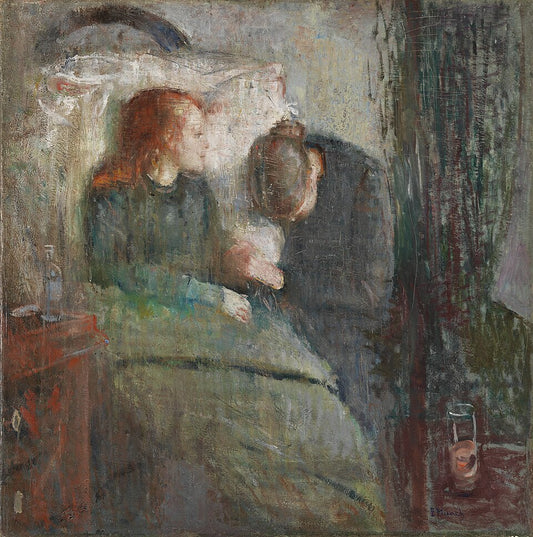 Edvard Munch The Sick Child, The Original Version - Hand Painted Oil Painting