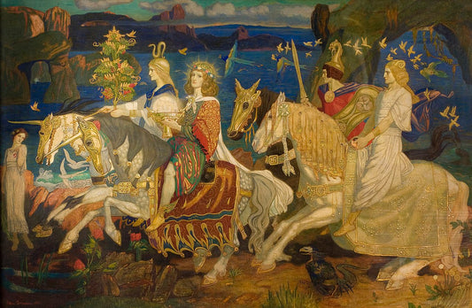 John Duncan Riders of the Sidhe - Hand Painted Oil Painting