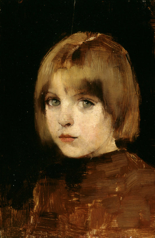 Helene Schjerfbeck Portrait of a Girl - Hand Painted Oil Painting