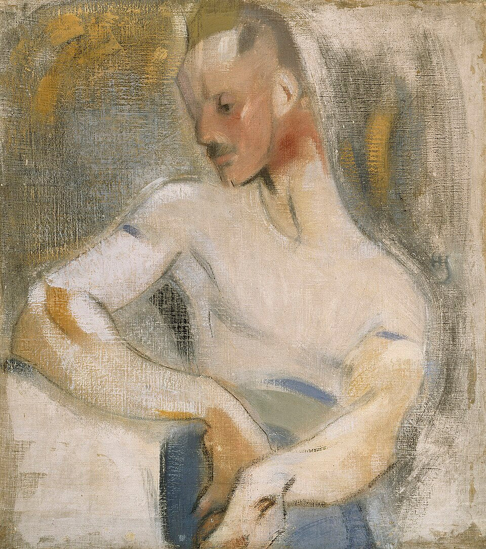 Helene Schjerfbeck The Sailor - Hand Painted Oil Painting