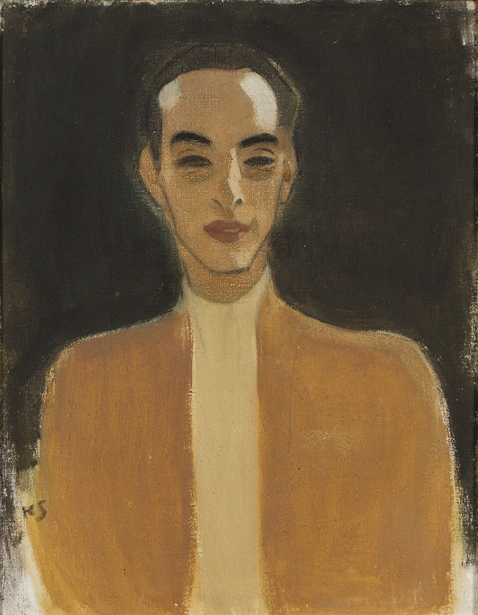 Helene Schjerfbeck Actor, Matti Kiianlinna - Hand Painted Oil Painting