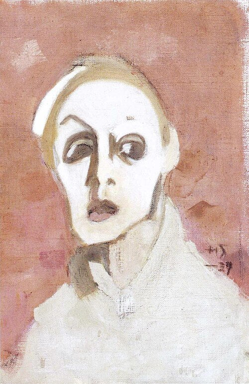 Helene Schjerfbeck Self-Portrait, 1939 - Hand Painted Oil Painting